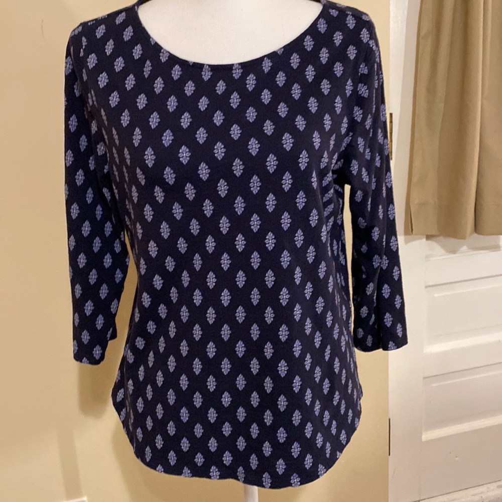 ❤️Chico’s 3/4 length sleeve scoop neck - excellent condition! Size 1/M